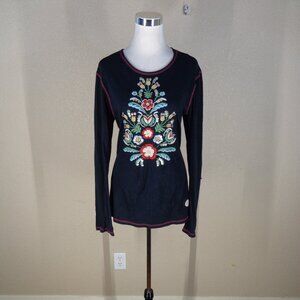 Beautiful Double D Ranch Embroidered Top XL